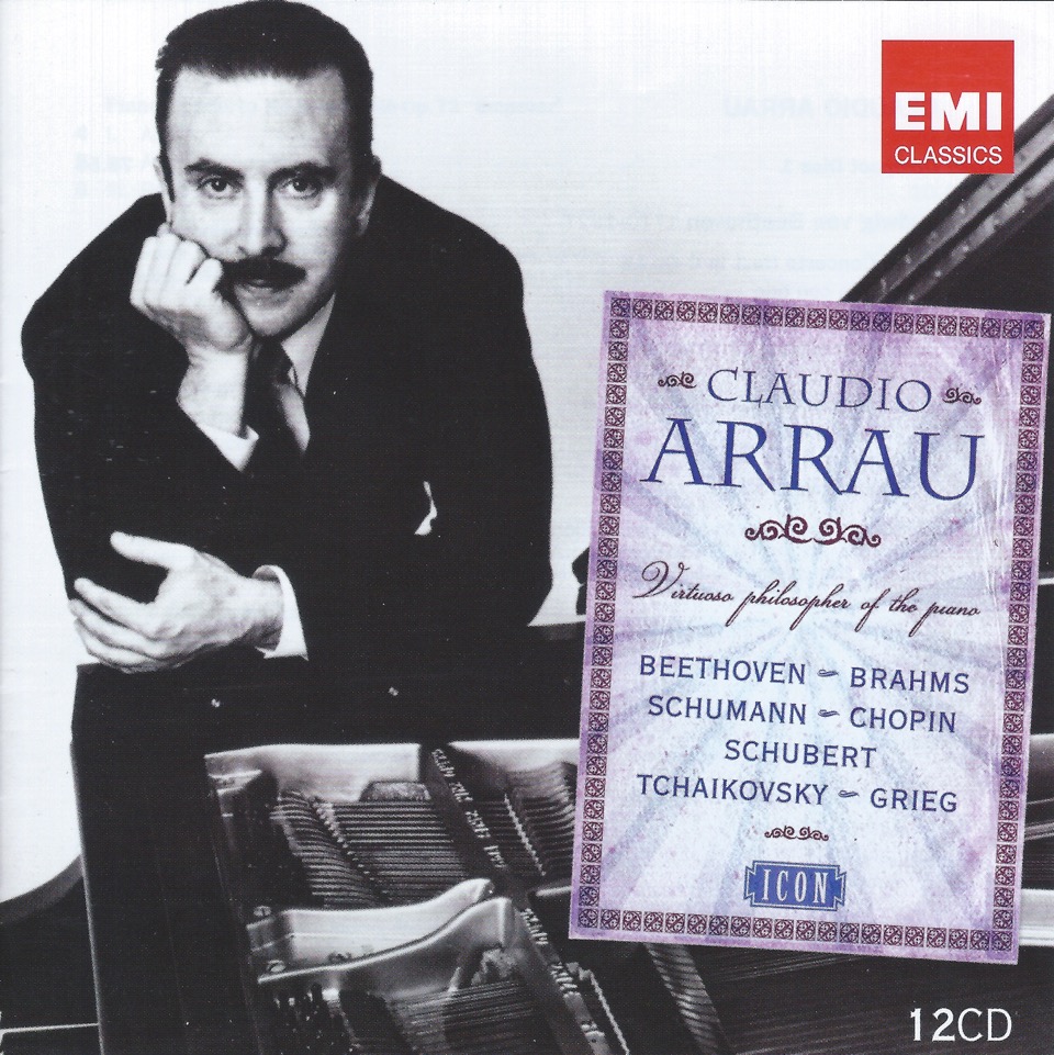 CLAUDIO ARRAU "Virtuoso Philosopher Of The Piano" 12CD Box Set