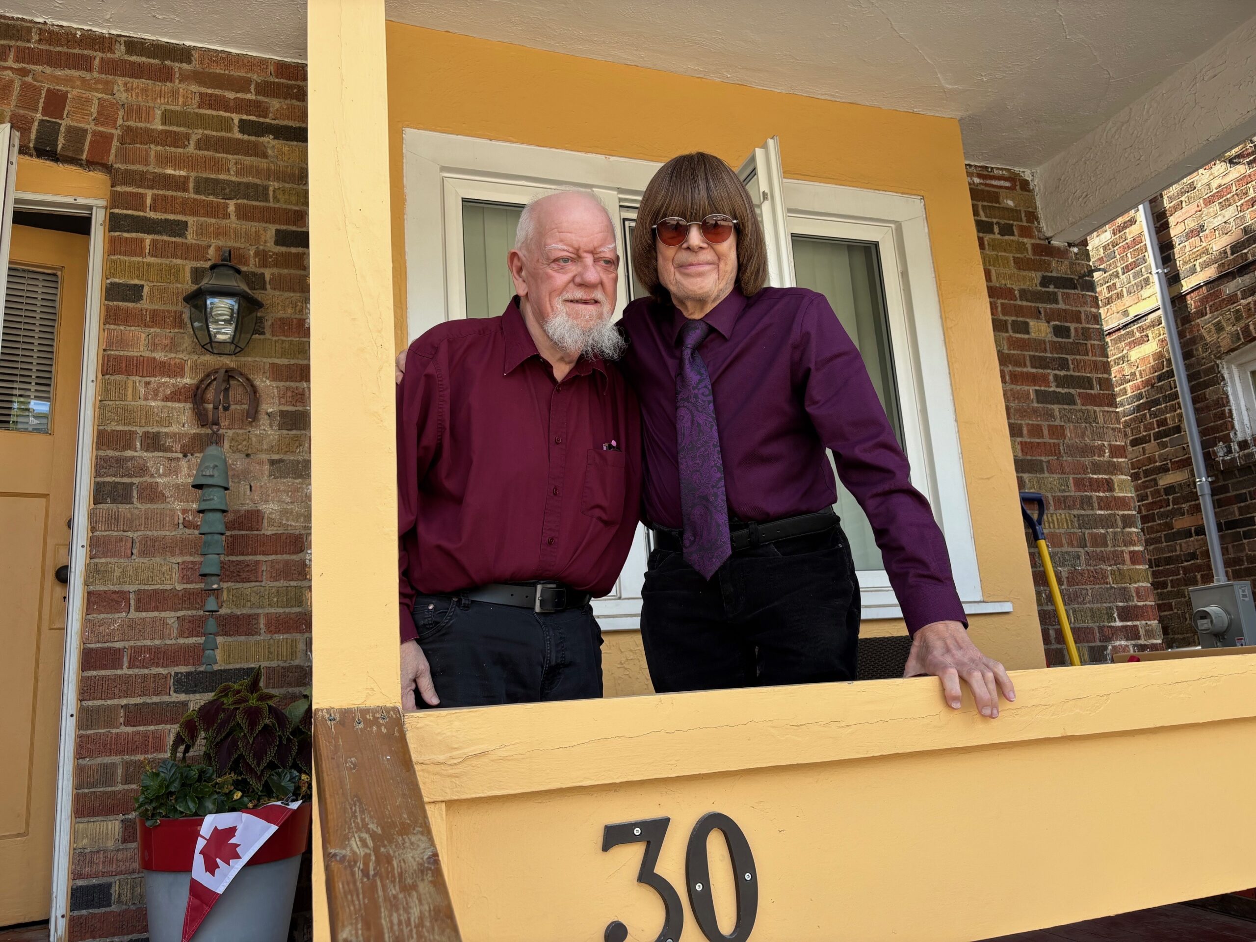 Stuart Broomer and John Mars, August 2025. Photographed by Lori Lee Allan